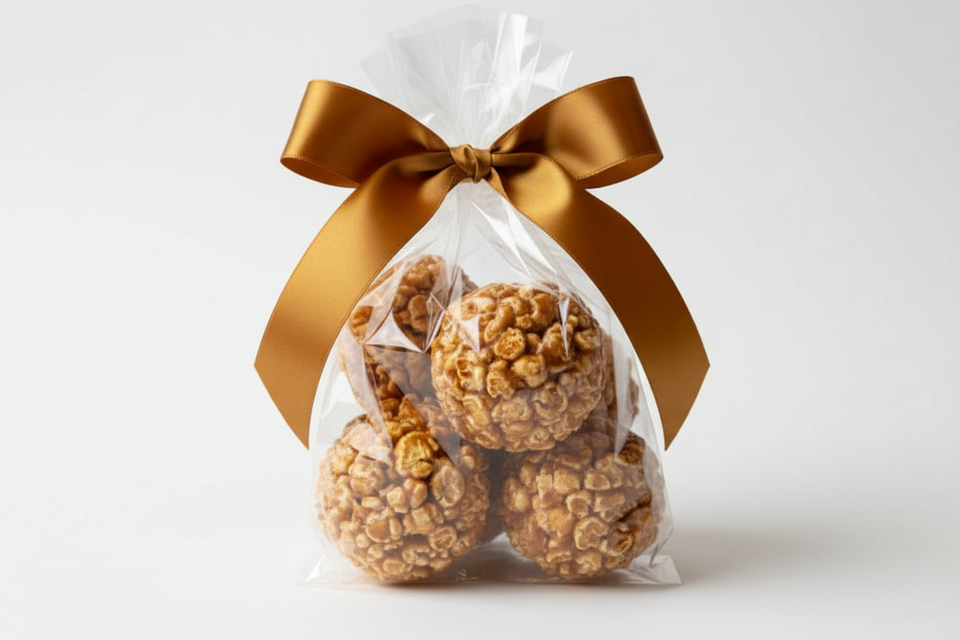 Bongonnen Ayisyen / Haitian caramel popcorn balls