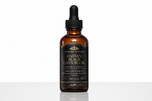 Aurore Luxure Haitian Black Castor Oil/ maskriti – Organic & Natural 100% Pure Castor Hair & Body Oil