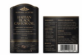 Aurore Luxure Haitian Black Castor Oil/ maskriti – Organic & Natural 100% Pure Castor Hair & Body Oil