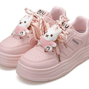 Girls PU Leather Sneakers - Anti-Slip Casual Sport Shoes | AURORE LUXURE