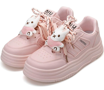 Girls PU Leather Sneakers - Anti-Slip Casual Sport Shoes | AURORE LUXURE