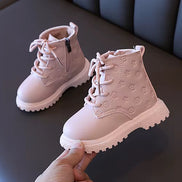 Kids Hiking Ankle Boots - Lace Up Outdoor Boots for Boys & Girls | AURORE LUXURE