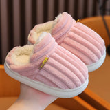Kids Shoes Winter Outdoor Warm Antiskid Children's Slippers Indoor Furry Comfortable Home Girl Shoes