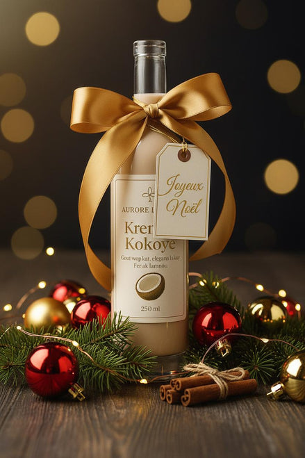 Kremas Kokoye / Haitian Kremas Coconut Cream Liqueur - Aurore Luxure Traditional Recipe