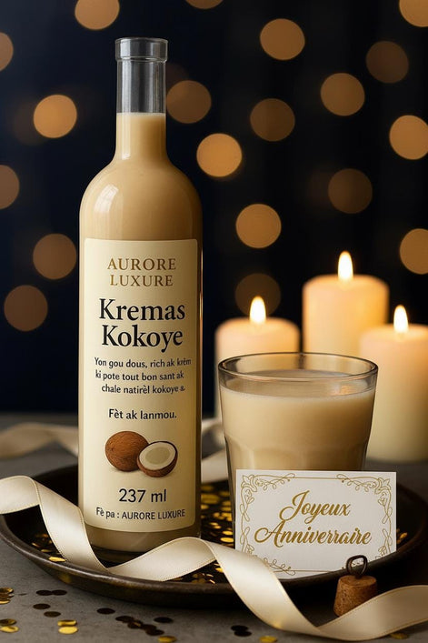 Kremas Kokoye / Haitian Kremas Coconut Cream Liqueur - Aurore Luxure Traditional Recipe