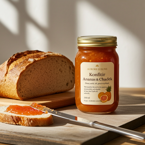 Pineapple & Grapefruit Jam - Haitian Tropical Fruit Preserve