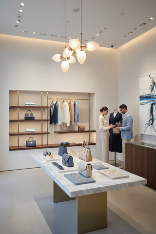 Luxury shopping experience